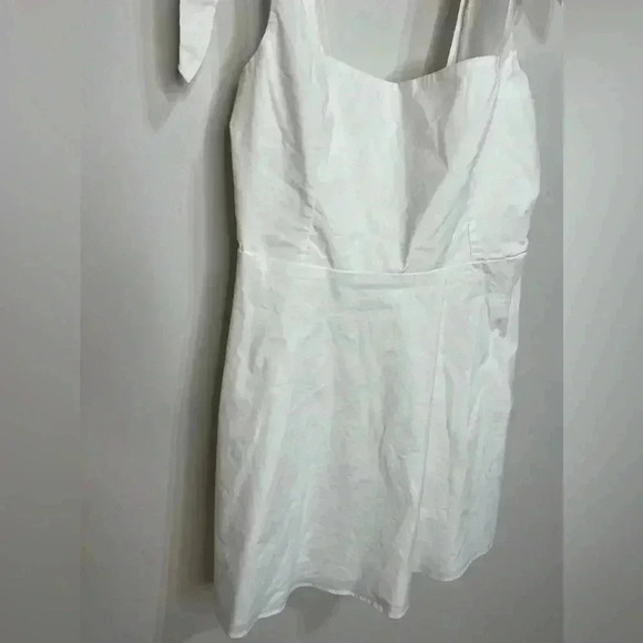 Show me your mumu Claire Mini White Dress Size Large - Picture 2 of 6